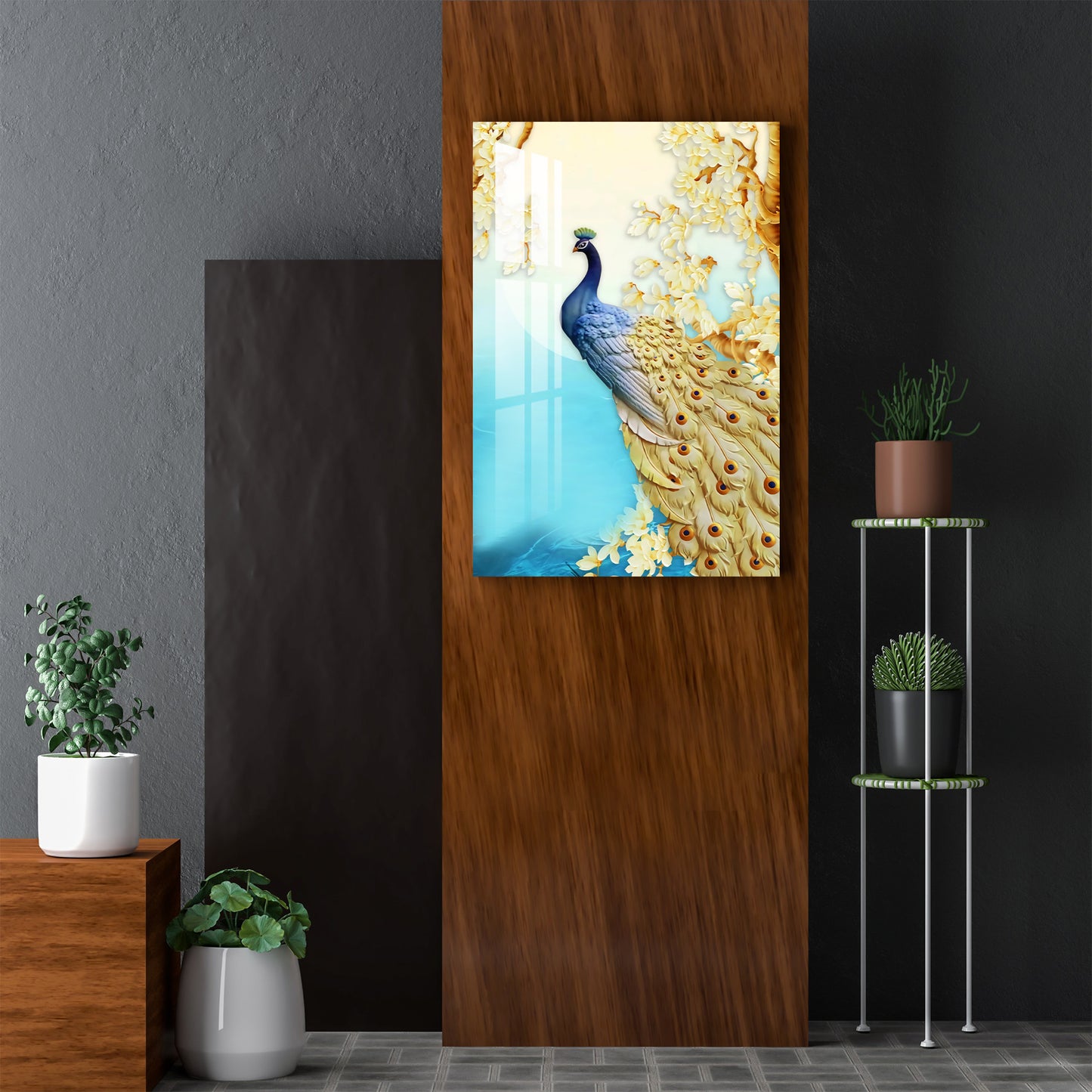 Unique Peacock Acrylic Wall Art