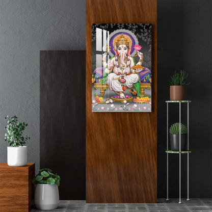 Modakpriye Ganpati Acrylic Wall Art