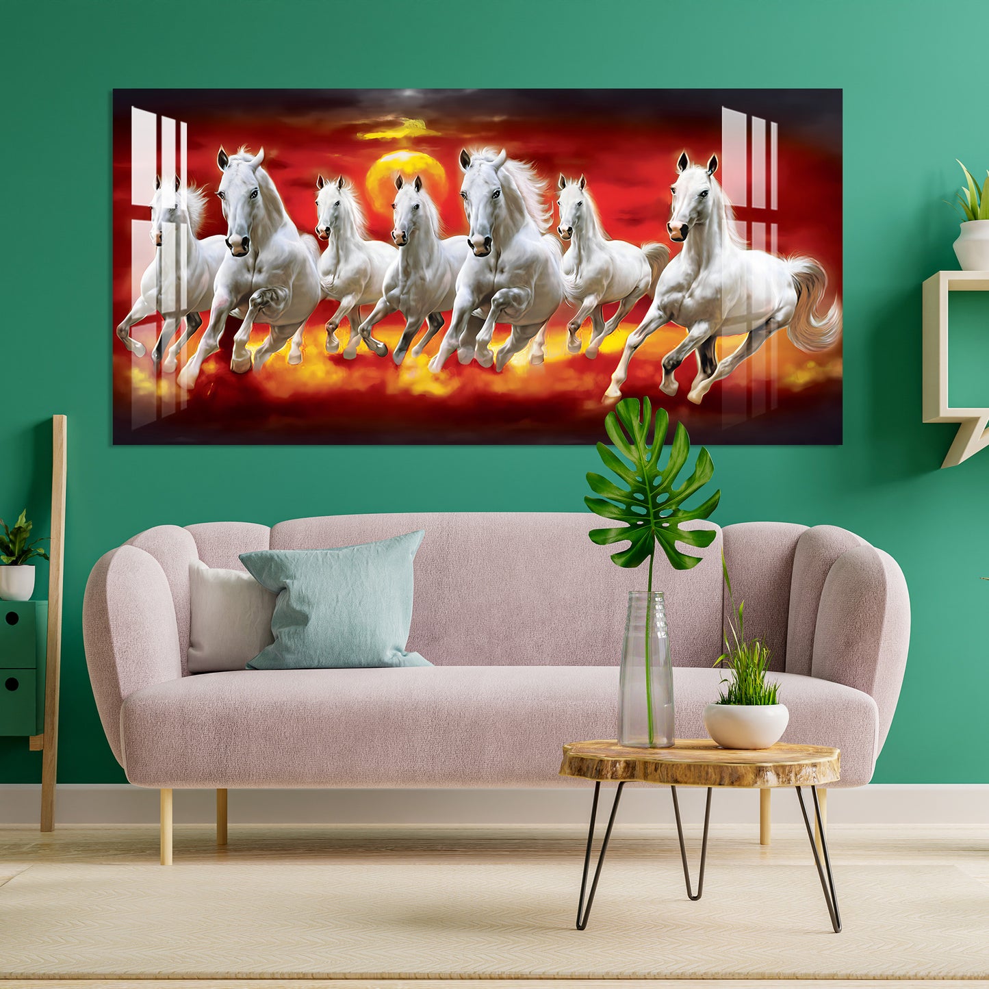 Horses of Growth Acrylic Wall Art