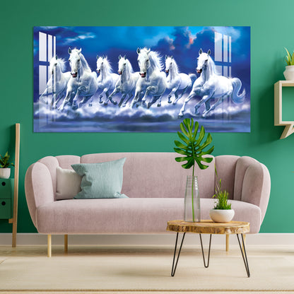 Horses of Heaven Acrylic Wall Art