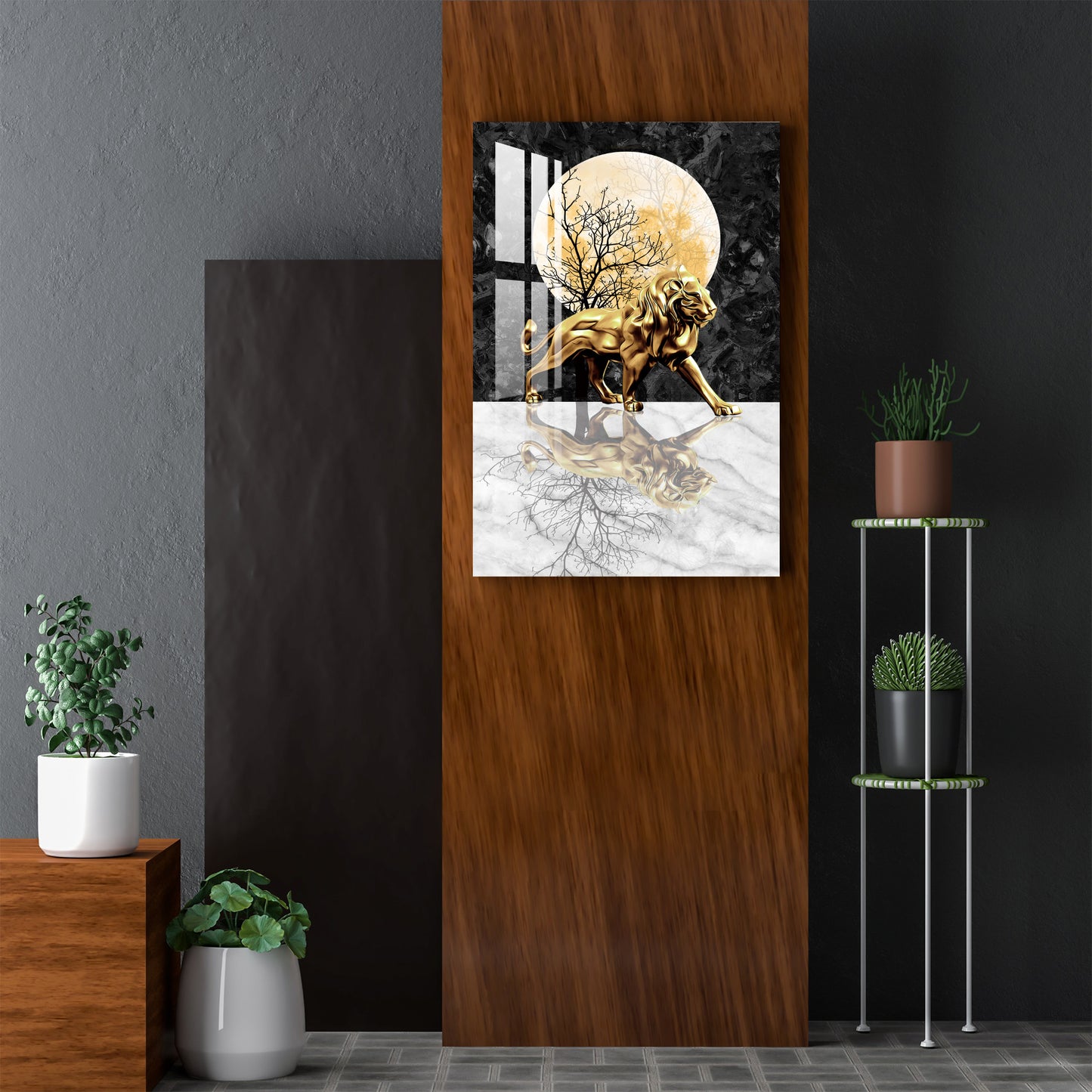 Jungle King Acrylic Wall Art