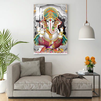 Ekdanta Ganesh Acrylic Wall Art