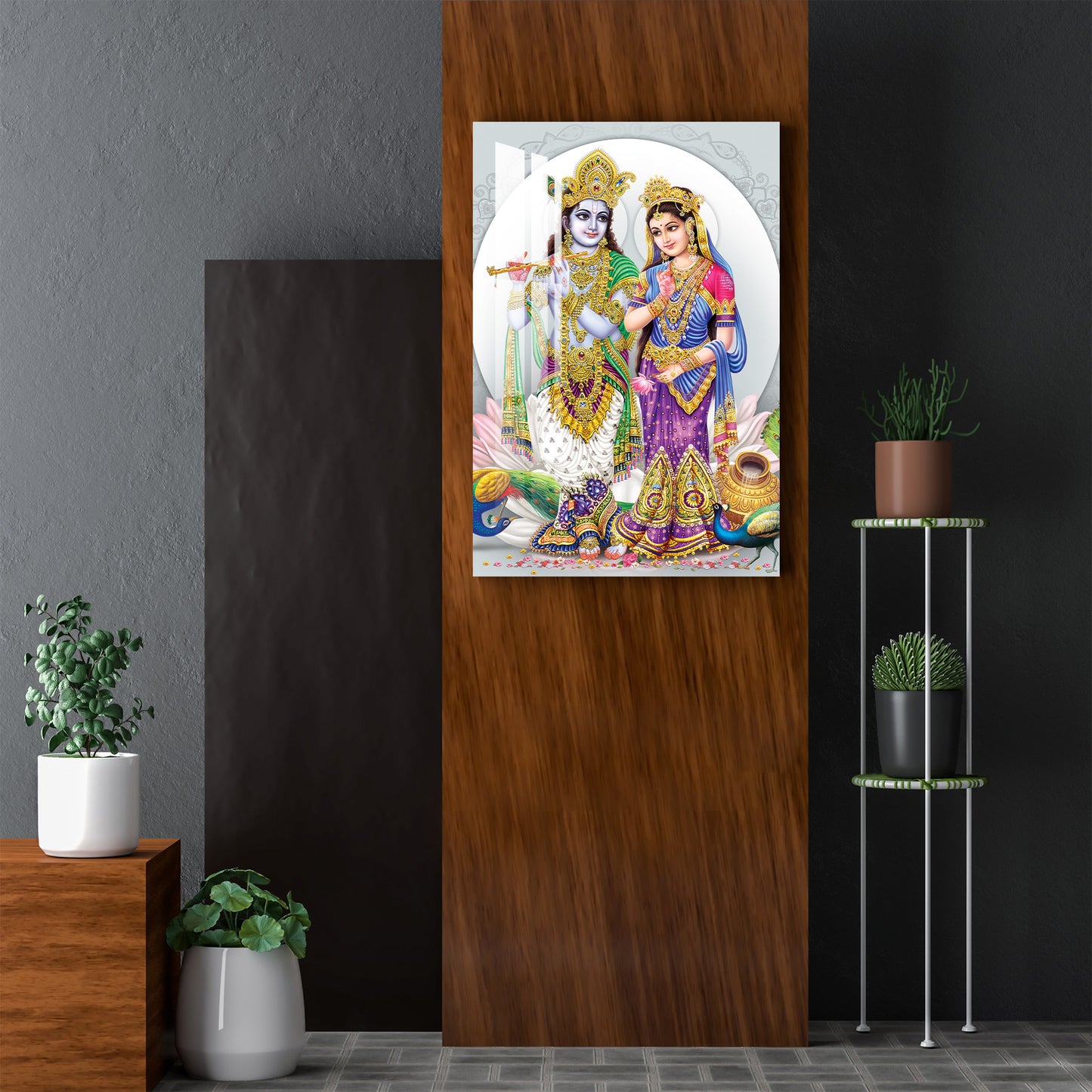 Radha & Krishna Acrylic Wall Art