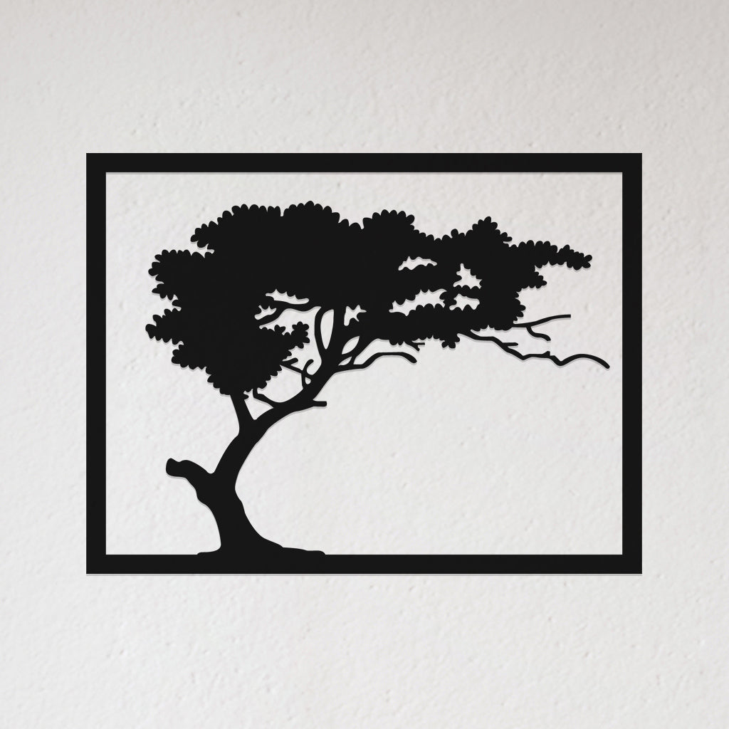 Bonsai Tree Metal Wall Art