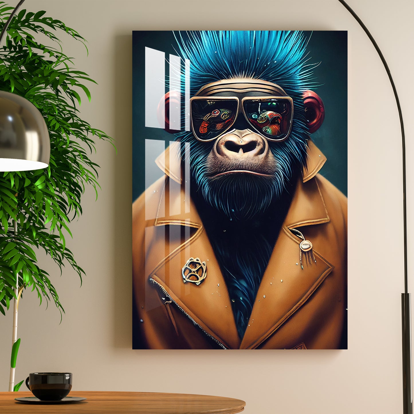 Funky Monkey Acrylic Wall Art