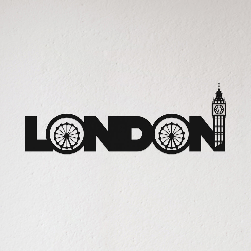 London View Metal Wall Art