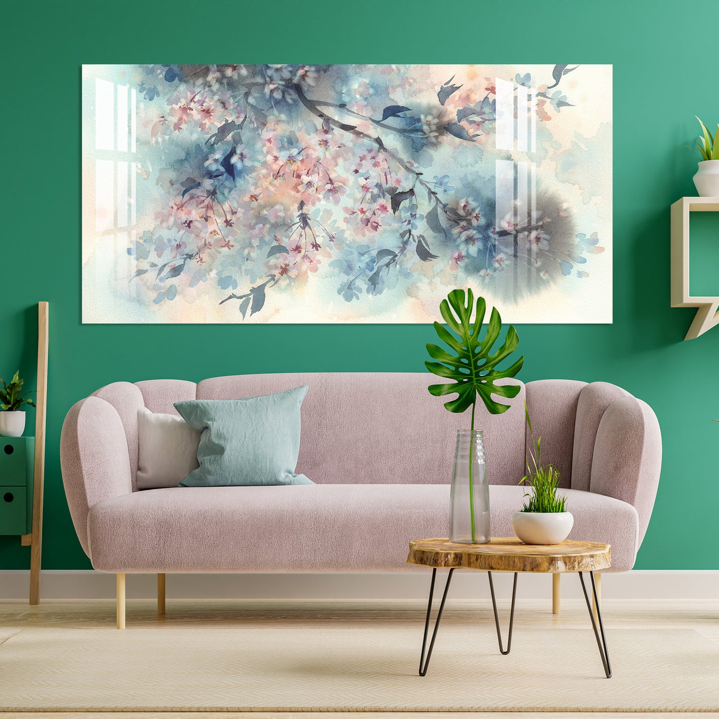 Floral Vine Acrylic Wall Art