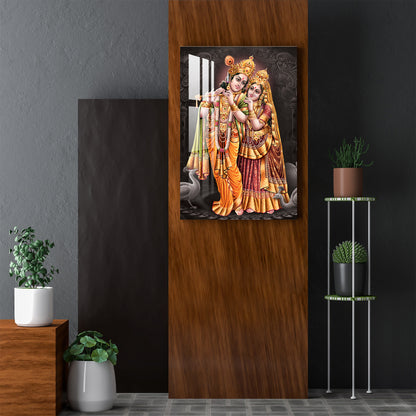 Krishna & Radha Beautiful Acrylic Wall Art