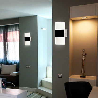 Sleek Rectangular Shaped LED Wall Light & Lamp