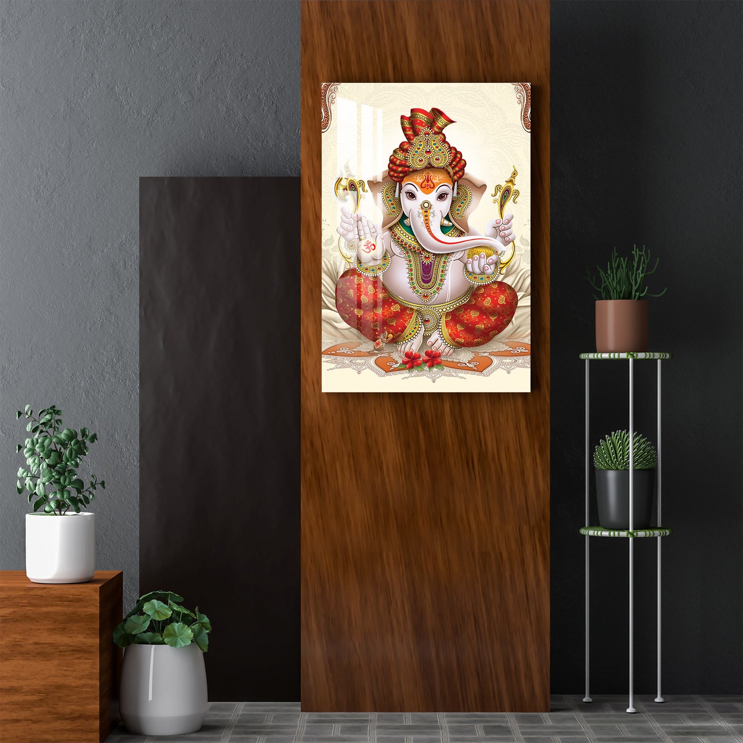 Lambodar Ganesh Acrylic Wall Art