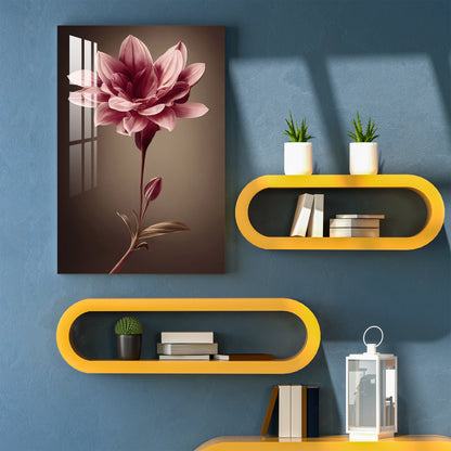 Fascinating Lotus Acrylic Wall Art