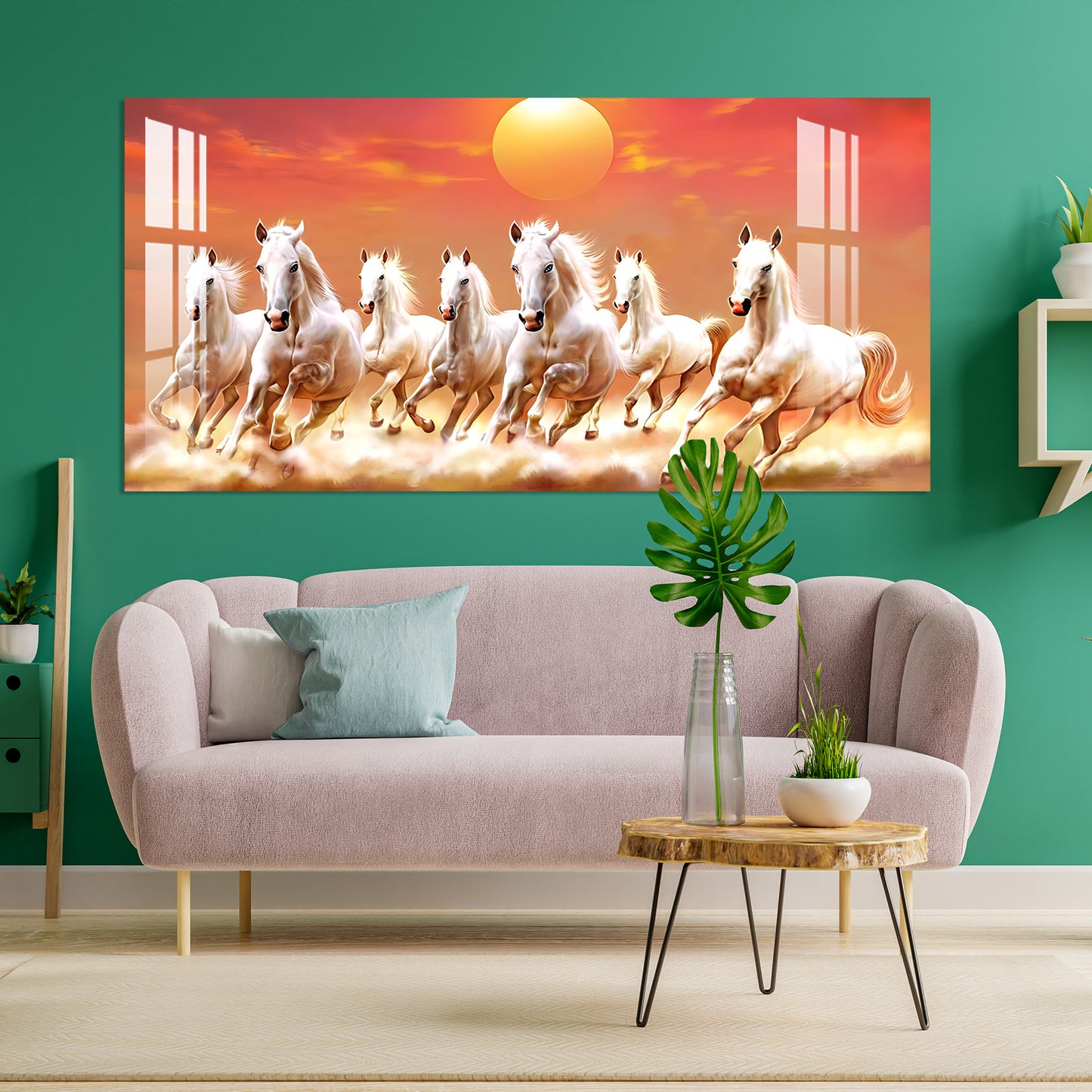 Horses of Uprising Acrylic Wall Art