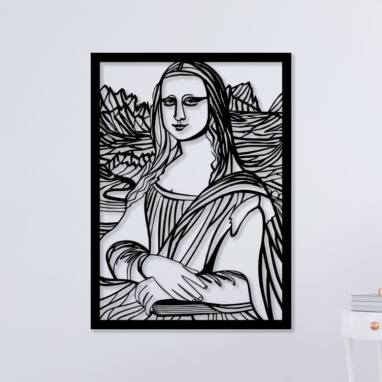 Monalisa Metal Wall Art