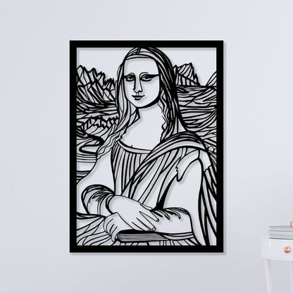 Monalisa Metal Wall Art