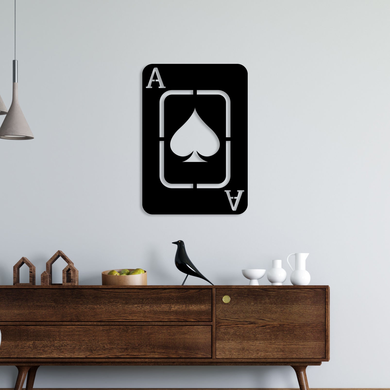 Playing Card Metal Wall Art