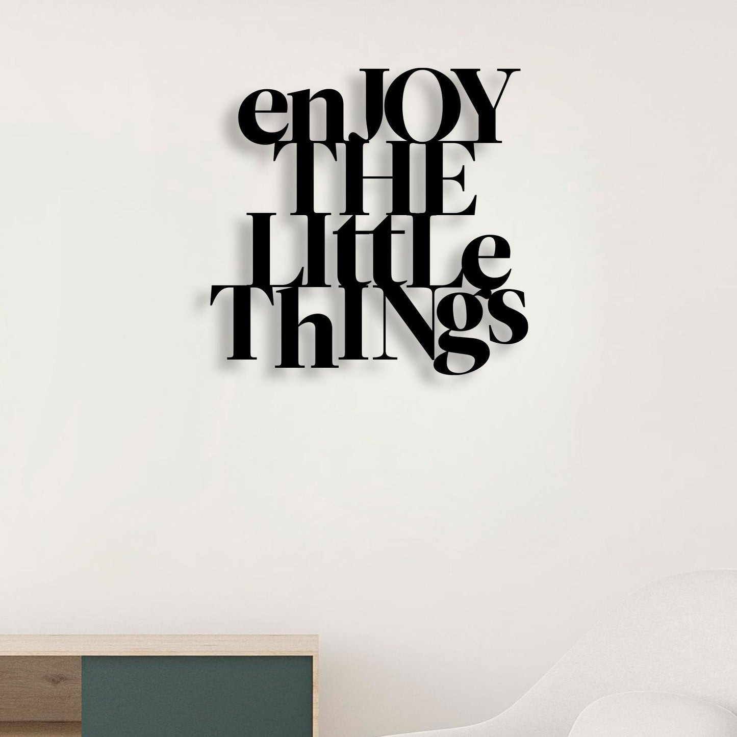 Enjoy The Little Things Metal Wall Art 2