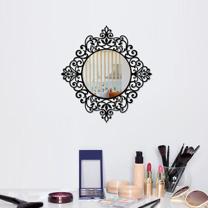 Antique Metal Wall Mirror