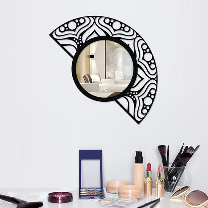 Unique Shaped Metal Wall Mirror