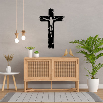 Crucifix Metal Wall Art