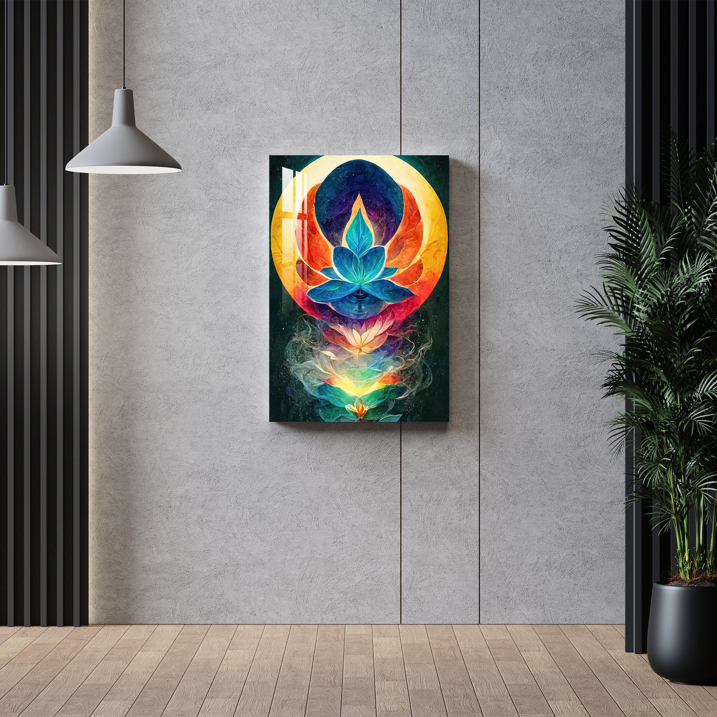 Buddhism Chakra Acrylic Wall Art