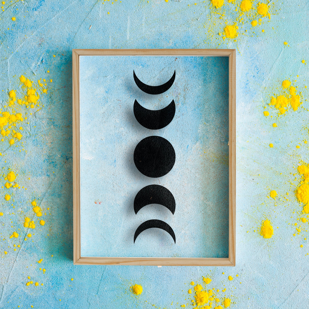 Faces of Moon Acrylic Frame