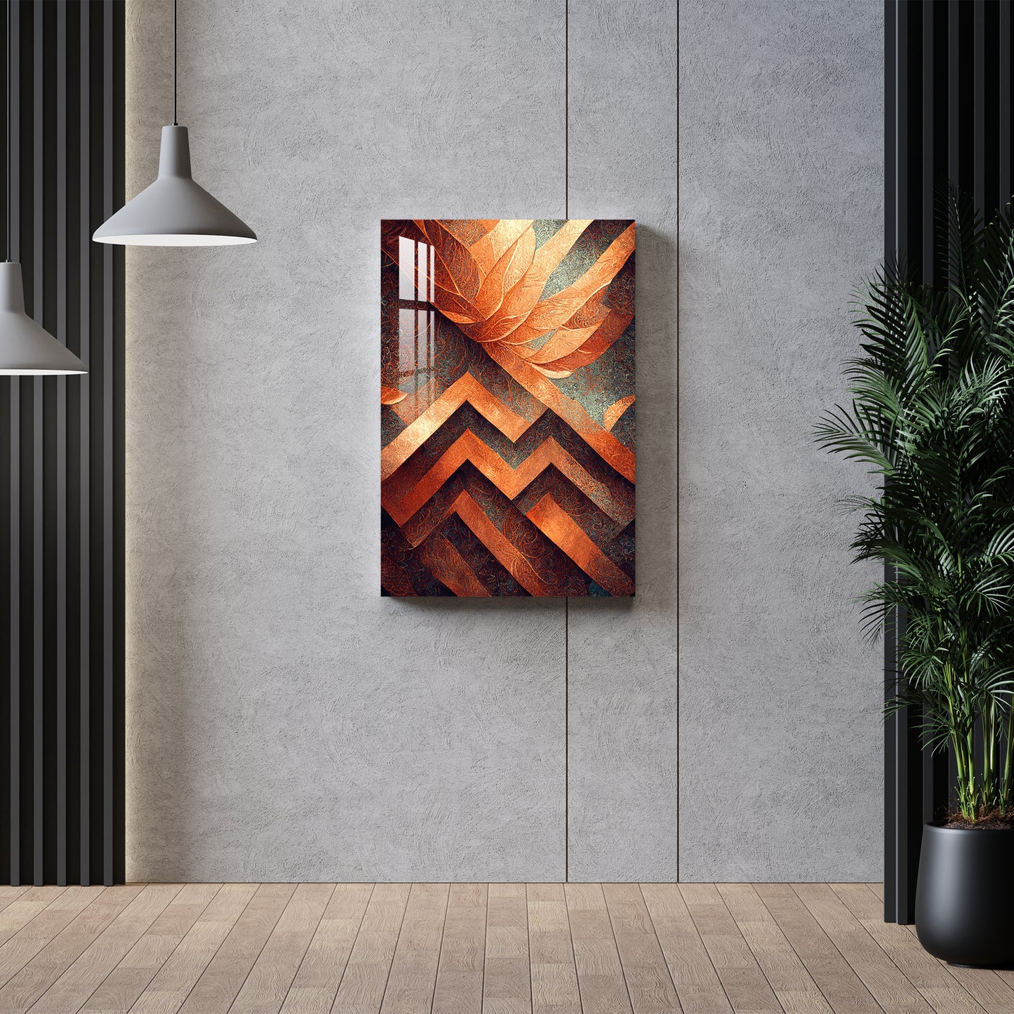 Abstract Irregular Waves Acrylic Wall Art