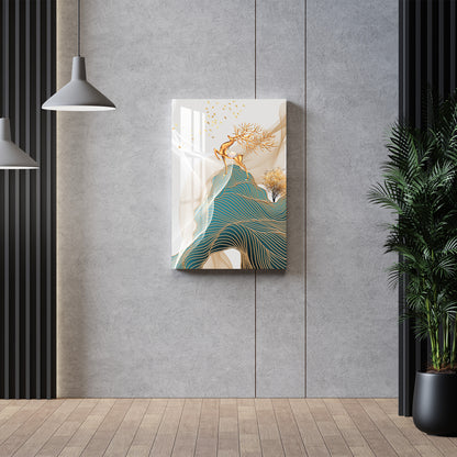 Dancing Deer Acrylic Wall Art