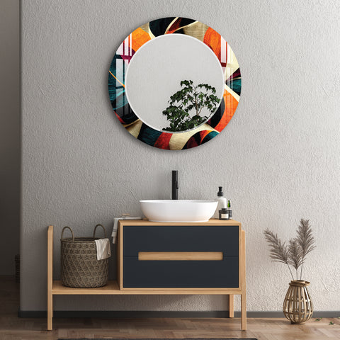 Bright Canvas Acrylic Wall Mirror