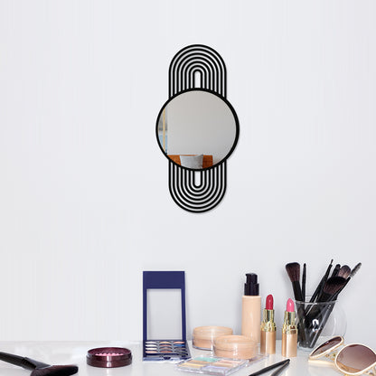 Abstract Modern Metal Wall Mirror