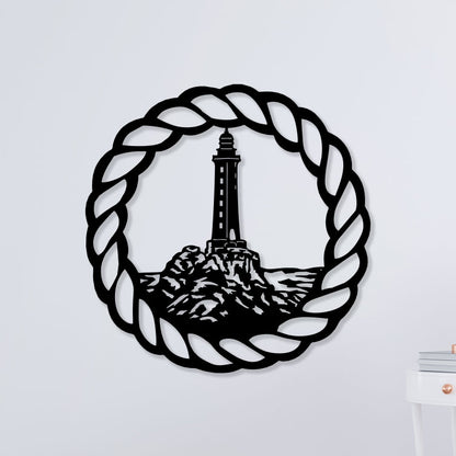 Light House Metal Wall Art