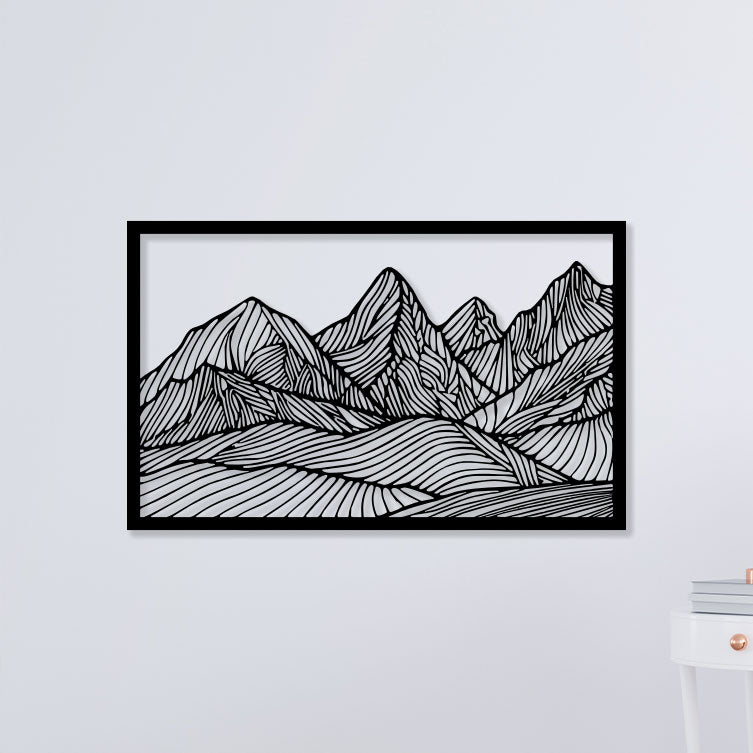 Mountain Scenery Metal Wall Art