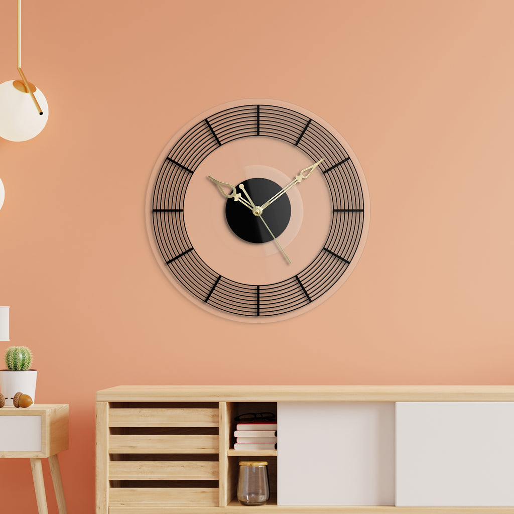 Acrylic Multi Circle Round Wall Clock