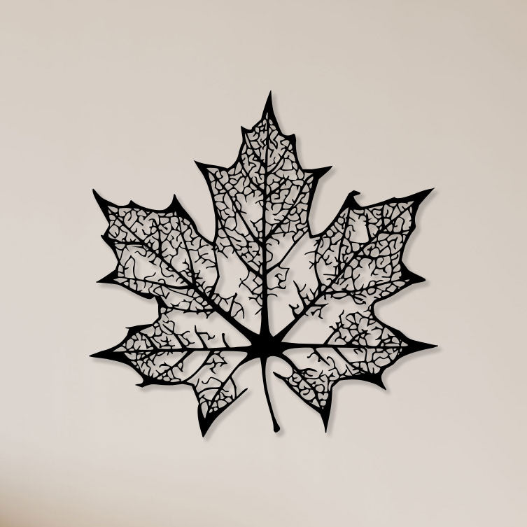 Maple Leaf Metal Wall Art