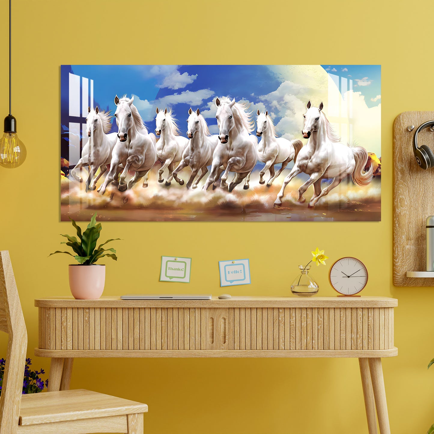 Horses of Best Wishes Acrylic Wall Art