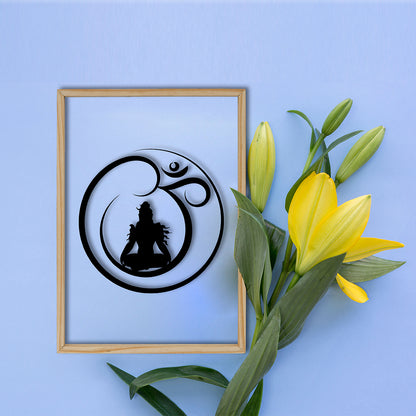 Om Shiva Acrylic Frame