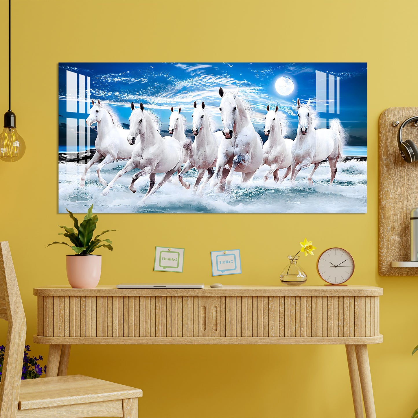 Horses to Milky Way Acrylic Wall Art