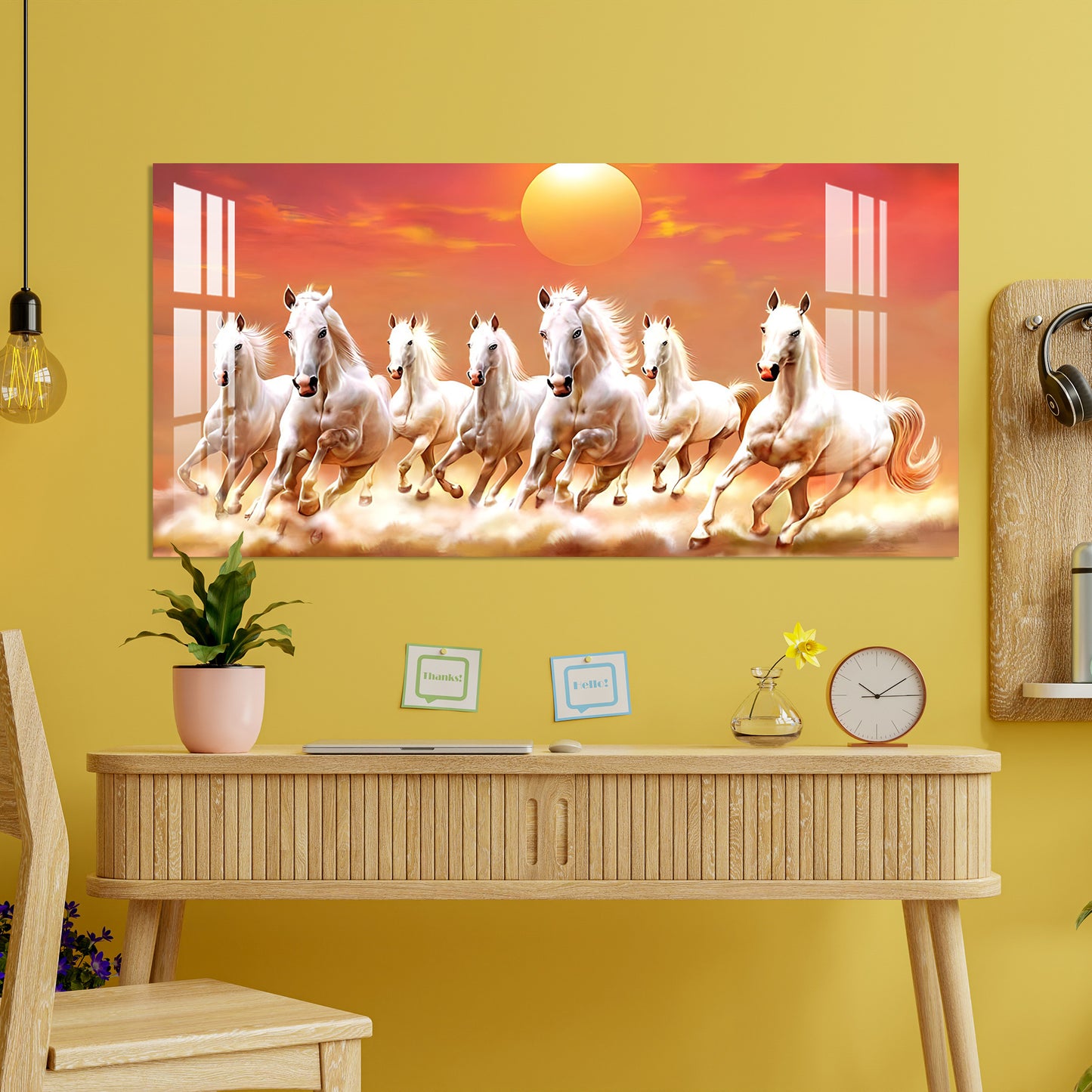 Horses of Uprising Acrylic Wall Art