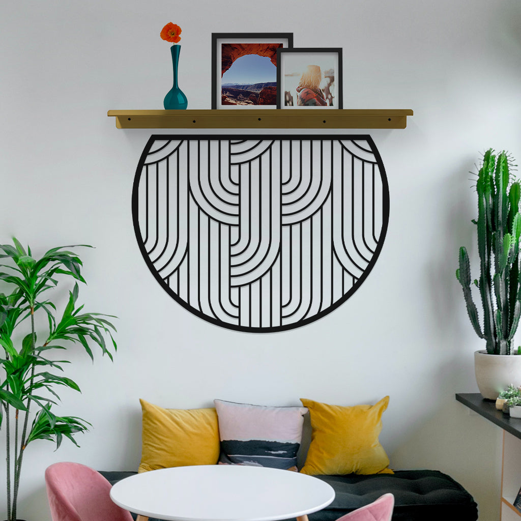 Simplest Abstract Design Metal Wall Art