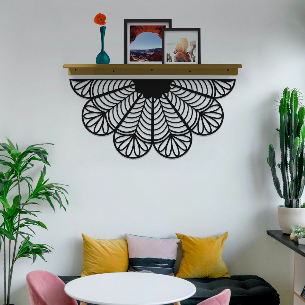 Rangoli Design Metal Wall Art