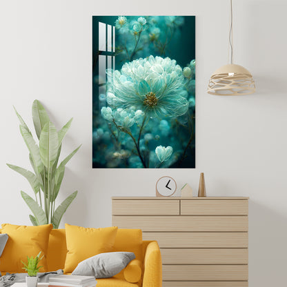 Alluring Turquoise Acrylic Wall Art