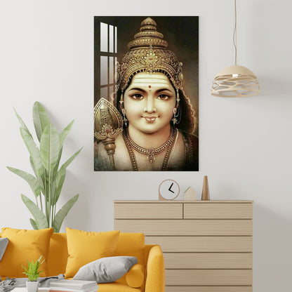 Beautiful Murugan Acrylic Wall Art