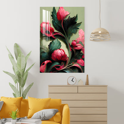 Carnation Flower Acrylic Wall Art