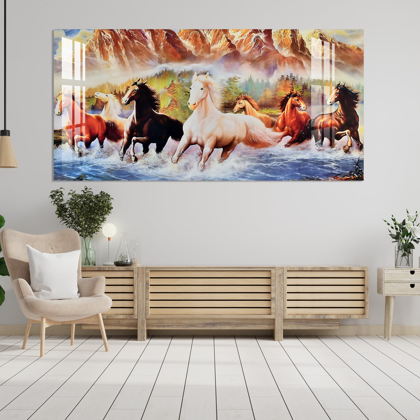 Horses of Well Being Acrylic Wall Art