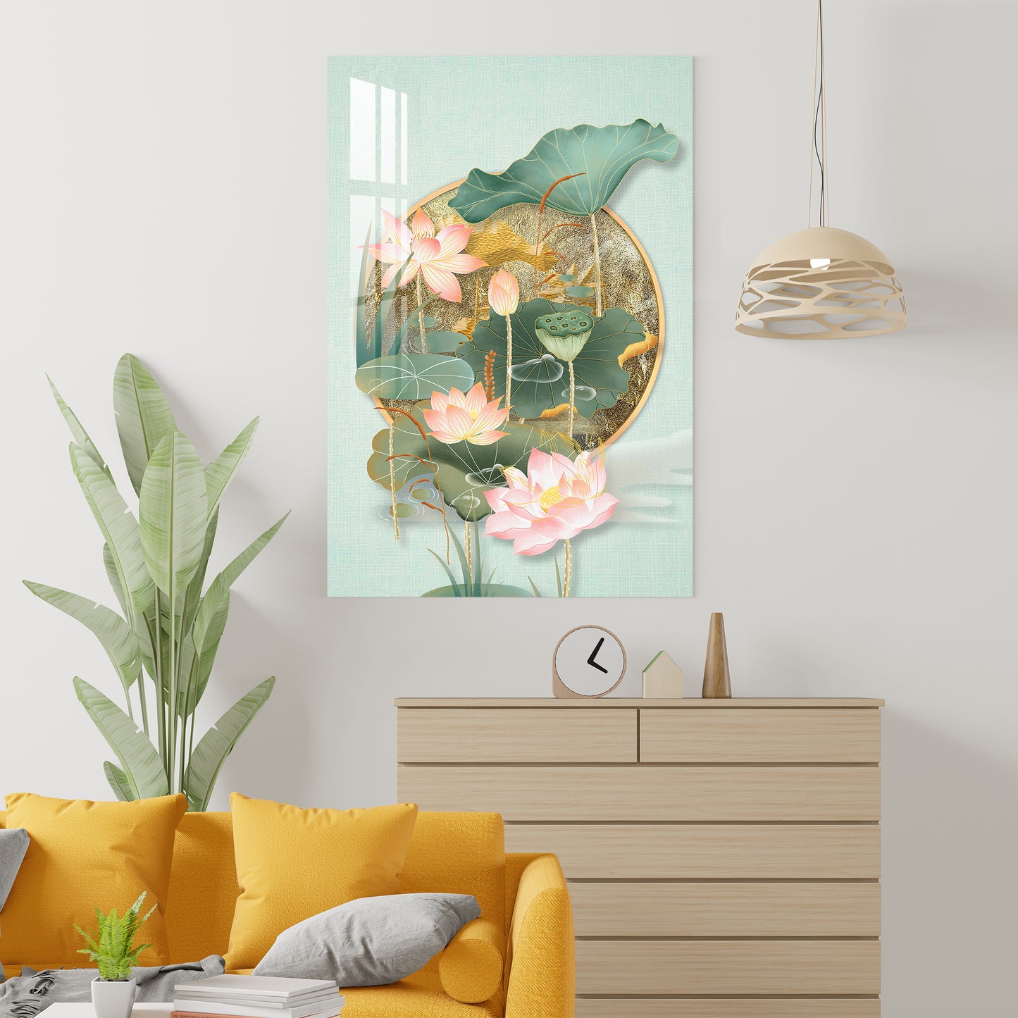 Tale of Lotus Acrylic Wall Art