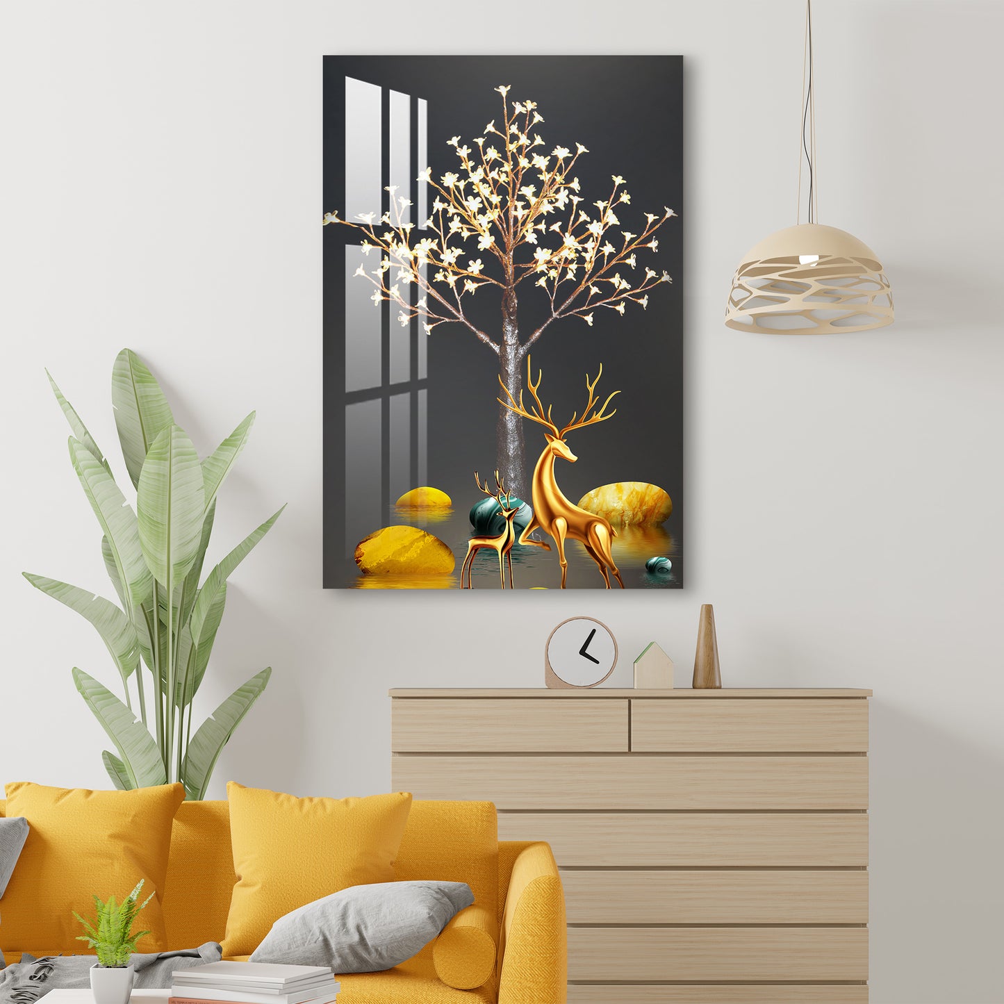 Blooming Tree Acrylic Wall Art