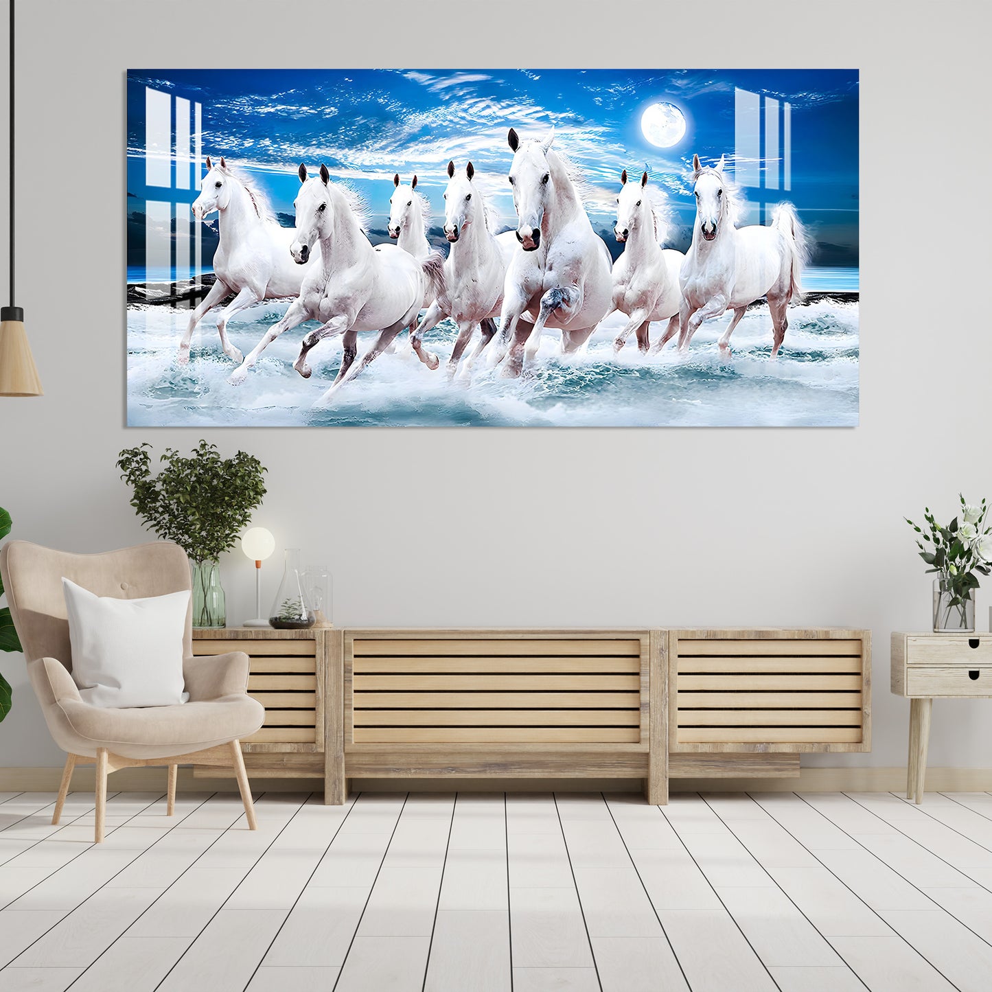 Horses to Milky Way Acrylic Wall Art