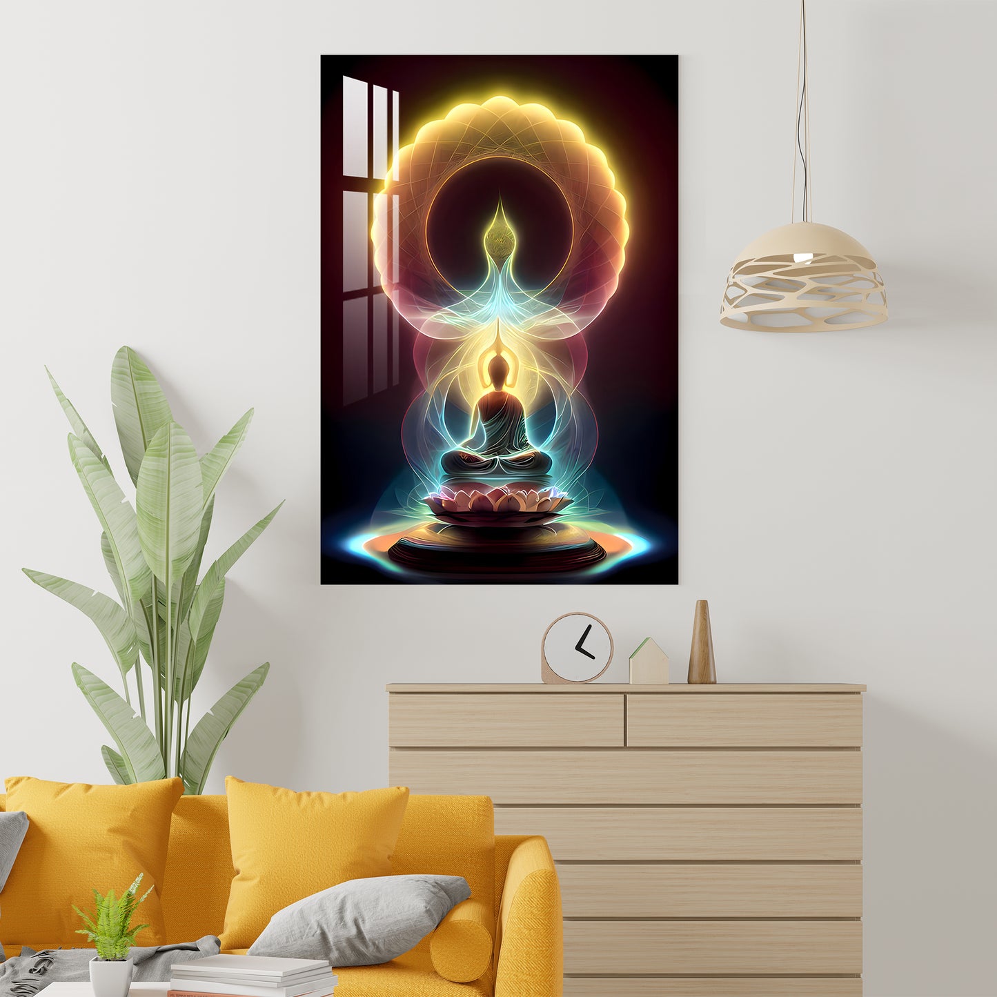 Powerful Energy Chakra Mandla Acrylic Wall Art