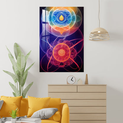 Energy Chakra Acrylic Wall Art - 23.5X16 inches / 3MM