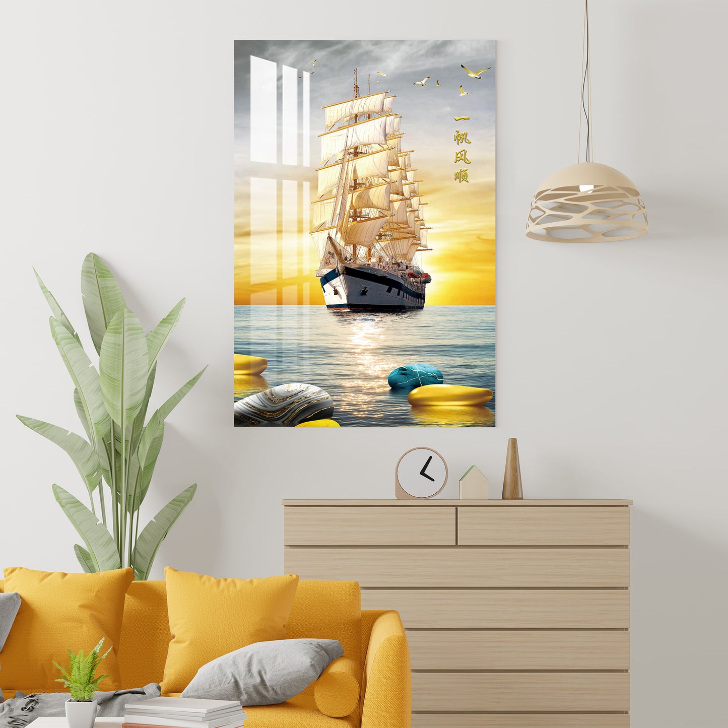 Pirate Ship Acrylic Wall Art