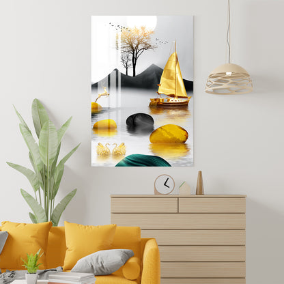 Golden Morning Acrylic Wall Art